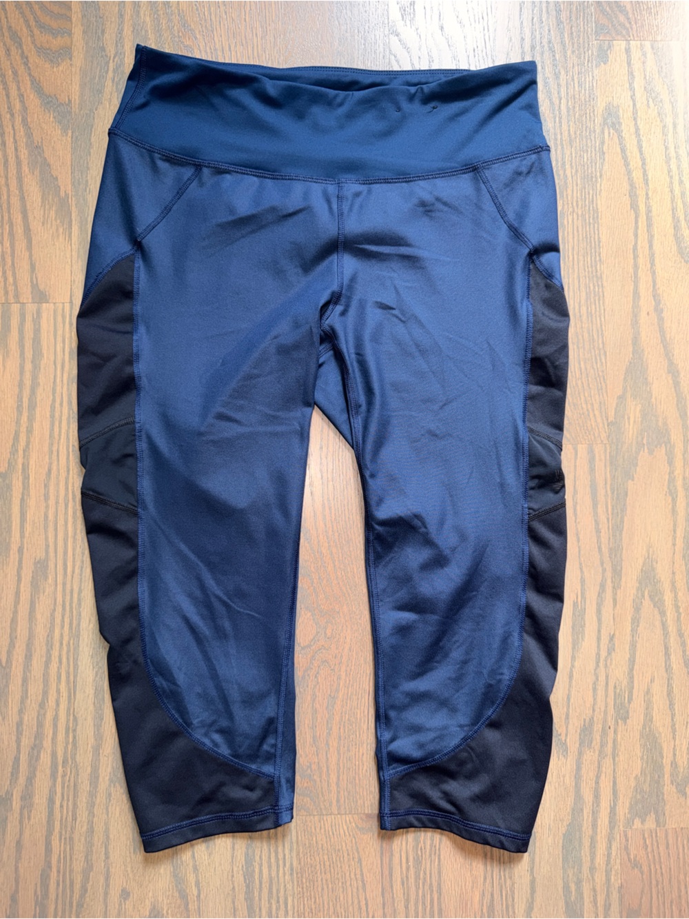 Fila Navy and Black Women's Capri Leggings